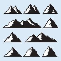 n'importe quel logo de montagne vecteur