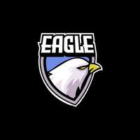 modèle de logo esport aigle vecteur