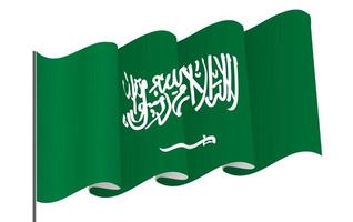 fête nationale de l'indépendance de l'Arabie saoudite le 23 septembre. vecteur