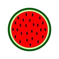 vecteur de fruits pastèque. clipart pastèque