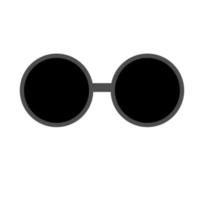 icône de vecteur de lunettes noires. lunettes noires.