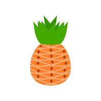 icône de vecteur de fruits ananas. icône de fruits.