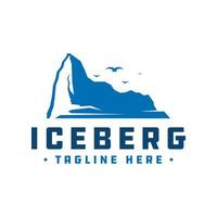 création de logo vectoriel iceberg
