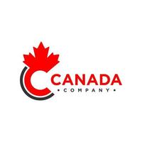 lettre c du logo du canada vecteur