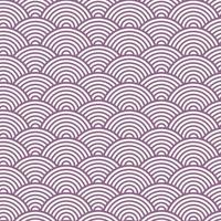 cercles de motif traditionnel sans couture de style japonais violet violet orné pour votre conception vecteur