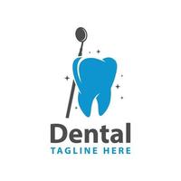 logo moderne de santé dentaire vecteur