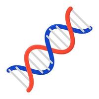 ADN d'acide désoxyribonucléique dans les vecteur