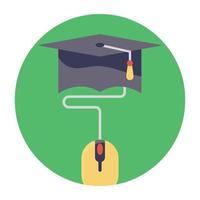 concepts d'éducation en ligne vecteur