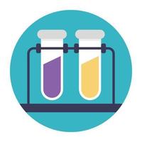 concepts de flacon de distillation vecteur