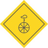 Design d&#39;icône de monocycle vecteur