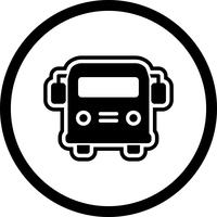 Autobus scolaire Icon Design vecteur