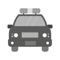 Police Icon Car Design vecteur