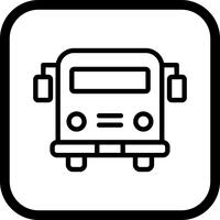 Autobus scolaire Icon Design vecteur