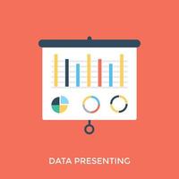 concepts de présentation de données vecteur