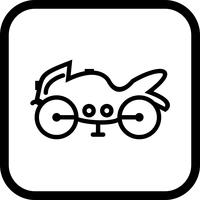 conception d&#39;icône de vélo lourd vecteur