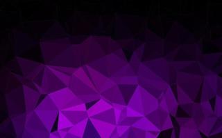 modèle triangulaire brillant de vecteur violet foncé.
