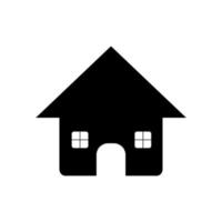 illustration vectorielle de l'icône de la maison ou de la maison vecteur