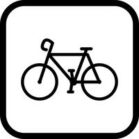 Conception d&#39;icône de vélo vecteur