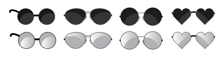 lunettes de soleil mis en illustration vectorielle