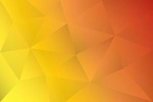 abstrait de polygone coloré avec la couleur orange et jaune. illustration vectorielle. vecteur