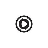 un simple logo abstrait ou une conception d'icône vecteur