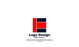 stock abstrait concept créatif logo entreprise et vecteur de conception d'entreprise