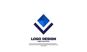 illustration stock résumé entreprise entreprise conception logo modèle d'identité d'entreprise vecteur