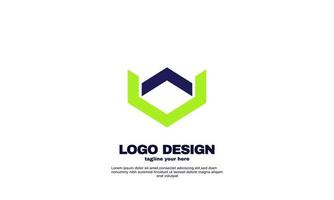 génial entreprise créative construction d'entreprise conception d'idée simple élément de logo conception d'identité de marque vecteur