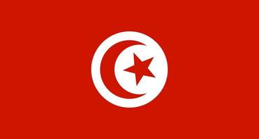 drapeau tunisois. drapeau tunisien vecteur
