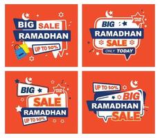 grande vente spéciale pour le ramadan, vente flash, vecteur de bannière, super vente ramadan