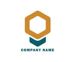 logo polygone, entreprise, entreprise, communauté vecteur