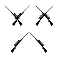 icône de vecteur de fusil de chasse