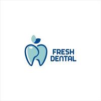 logo dentaire soins dentaires dentiste clinique vecteur