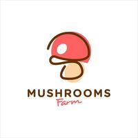 vecteur de champignons champignons de dessin animé