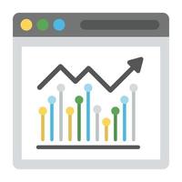 concepts d'analyse Web vecteur