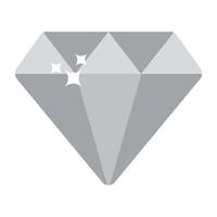 concepts de diamant à la mode vecteur