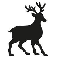 silhouette d&#39;une illustration vectorielle de cerf vecteur