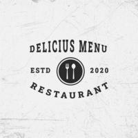 collection de modèles de conception de logo de restaurant moderne vecteur