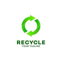 modèle de conception de logo de recyclage vecteur