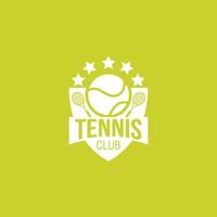 vecteur de conception de logo de tennis