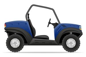 VTT voiture buggy hors routes vector illustration