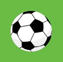 icône de football avec fond vert vecteur