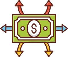 illustration vectorielle d'argent sur un fond transparent. symboles de qualité premium. icône de couleur plate de ligne vectorielle pour le concept et la conception graphique. vecteur
