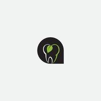 modèle de logo de clinique dentaire, vecteur de conceptions de logo de soins dentaires, style linéaire de modèle de vecteur de conception de logo de dent de santé. icône de concept de logotype de clinique dentaire. logo de dentiste de sourire de dents de dent,