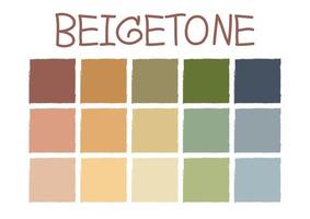 ton de couleur beige vecteur