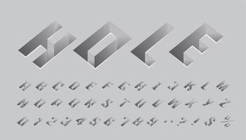 lettres et chiffres de l'alphabet gravé vector illustration.