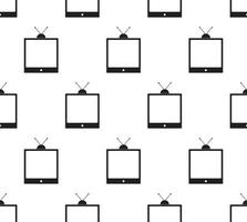 vieux téléviseur sans soudure vecteur