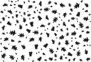 motif de feuilles tropicales et polka vecteur