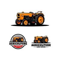 ensemble de vecteur de logo de tracteur