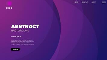 abstrait géométrique violet background.landing page design template.vector illustration vecteur